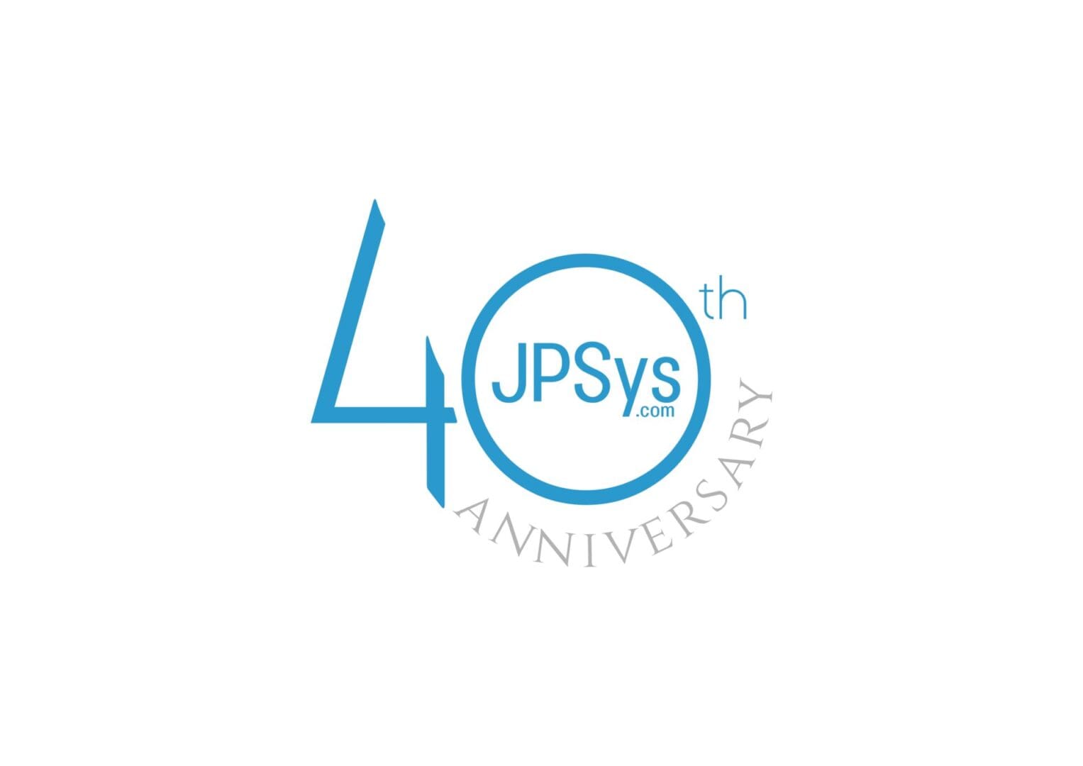 JPSYS 40th anniversary 03 28 23 JPsys 40th Anniversary logo.